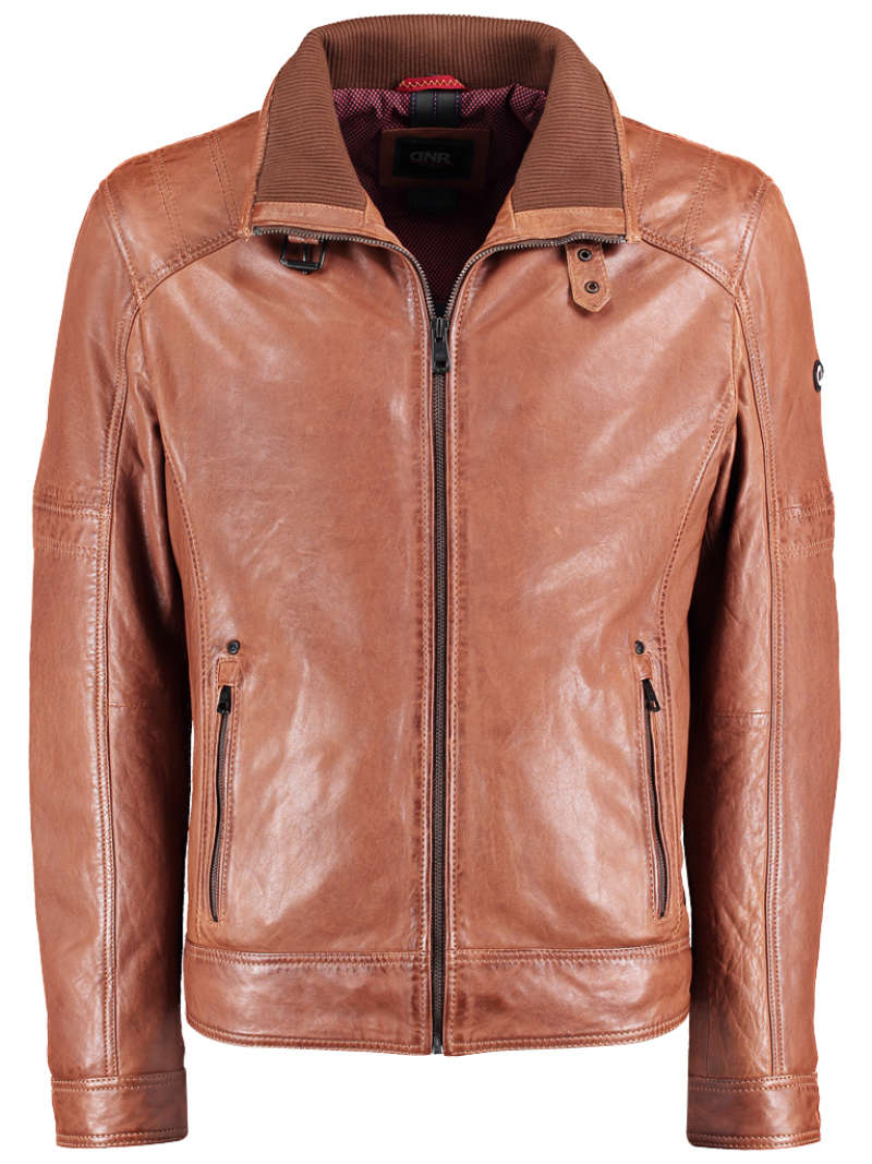 Cognac Leather Jacket